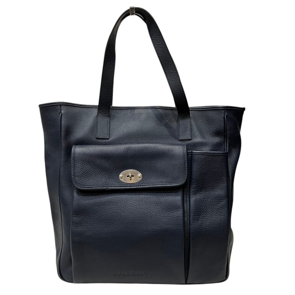 Burberry leather tote bag
